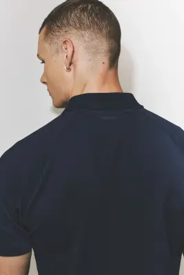 T-shirt de tennis Regular Fit DryMove™ - Bleu marine — photo 3