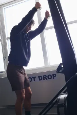 Short de sport DryMove™ - Marron foncé — photo 4