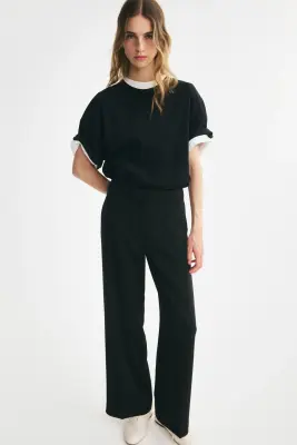 Pantalon chic - Noir — photo 3
