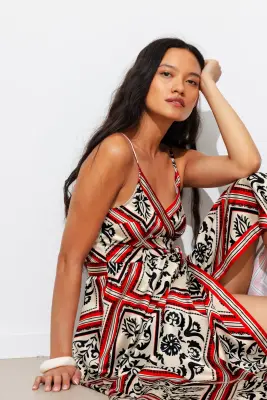 Robe longue imprimée Femme — photo 3