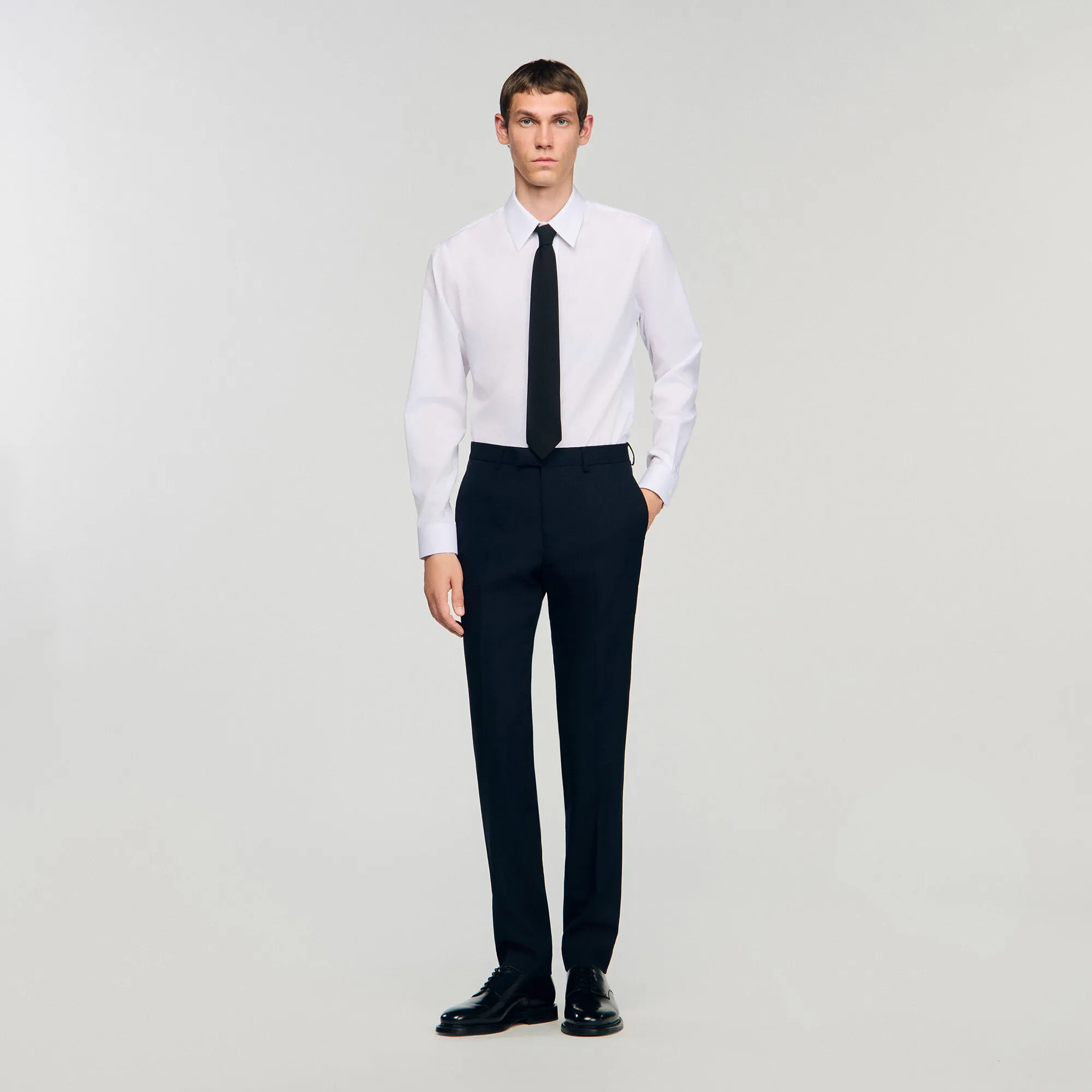 Pantalon de costume en laine
