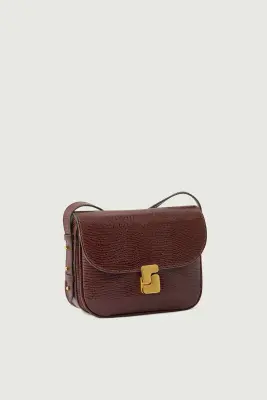 SAC BELLISSIMA MINI CHOCOLAT LÉZARD — photo 2