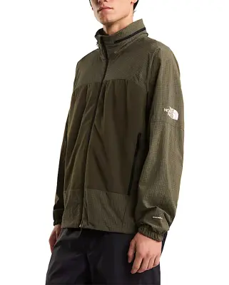 HKE Utility Wind Jacket New Taupe Green Homme — photo 3