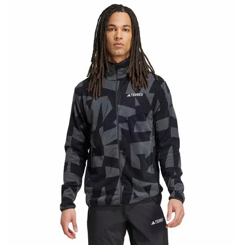 ADIDAS SWEAT ZIP POLAIRE TERREX Noir Gris