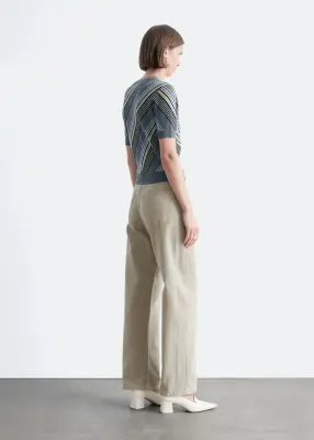 Jean barrel - Kaki clair — photo 5