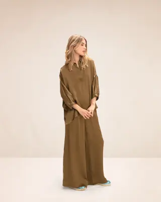 Chemise Manon oversize en soie – Karma Koma — photo 5