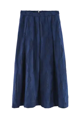 Jupe Manuela bleu marine — photo 5