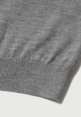 Le pull col roulé - Gris clair — photo 5