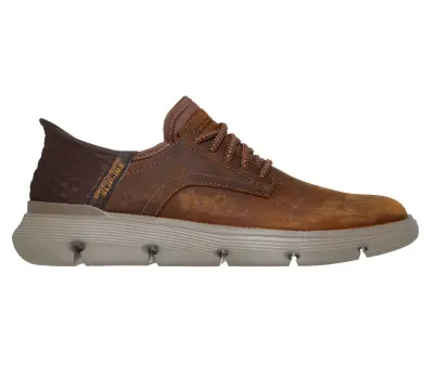 SKECHERS GARZA WIDE FIT Marron — photo 2