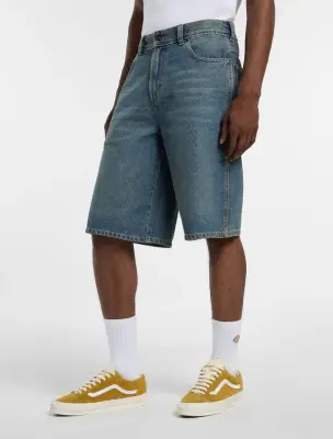 Short Dickies 13 inch 958 jeans – Khaki tinted blue — photo 4