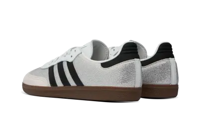 Adidas Mujer Samba OG Rhinestone Crystal White Silver — photo 3