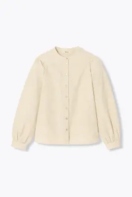 Chemise en toile brodée Femme — photo 1