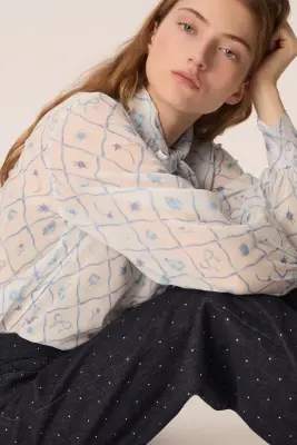 Blouse Elyte Cartes — photo 5
