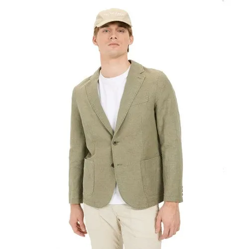 CAMEL ACTIVE VESTE LIN Kaki