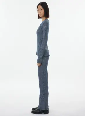 Pull en viscose et fibre irisée — photo 2