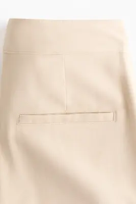Pantalon droit avec ceinture - Beige clair — photo 5