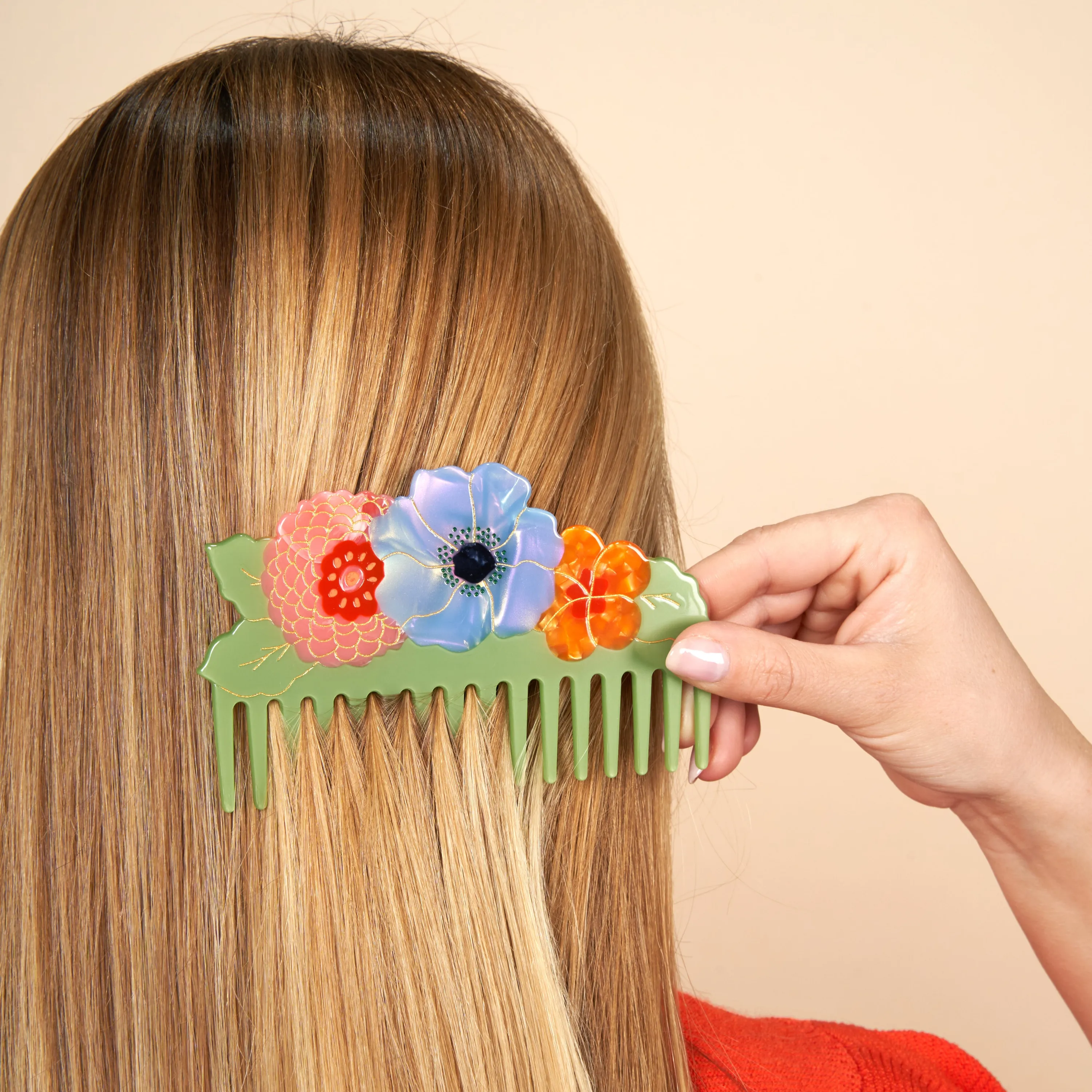 Peigne Bouquet de fleurs Coucou Suzette