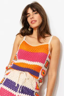 Débardeur en crochet Femme — photo 2