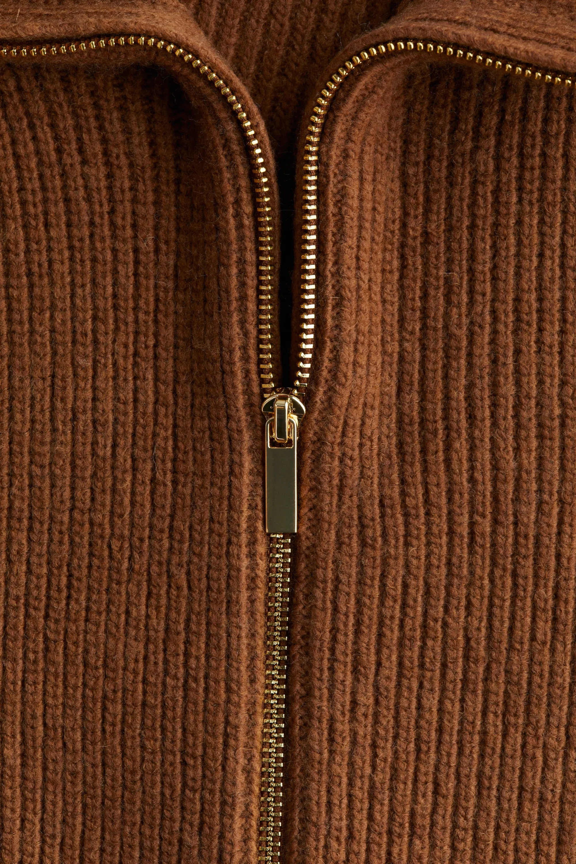 Gilet zippé - Marron