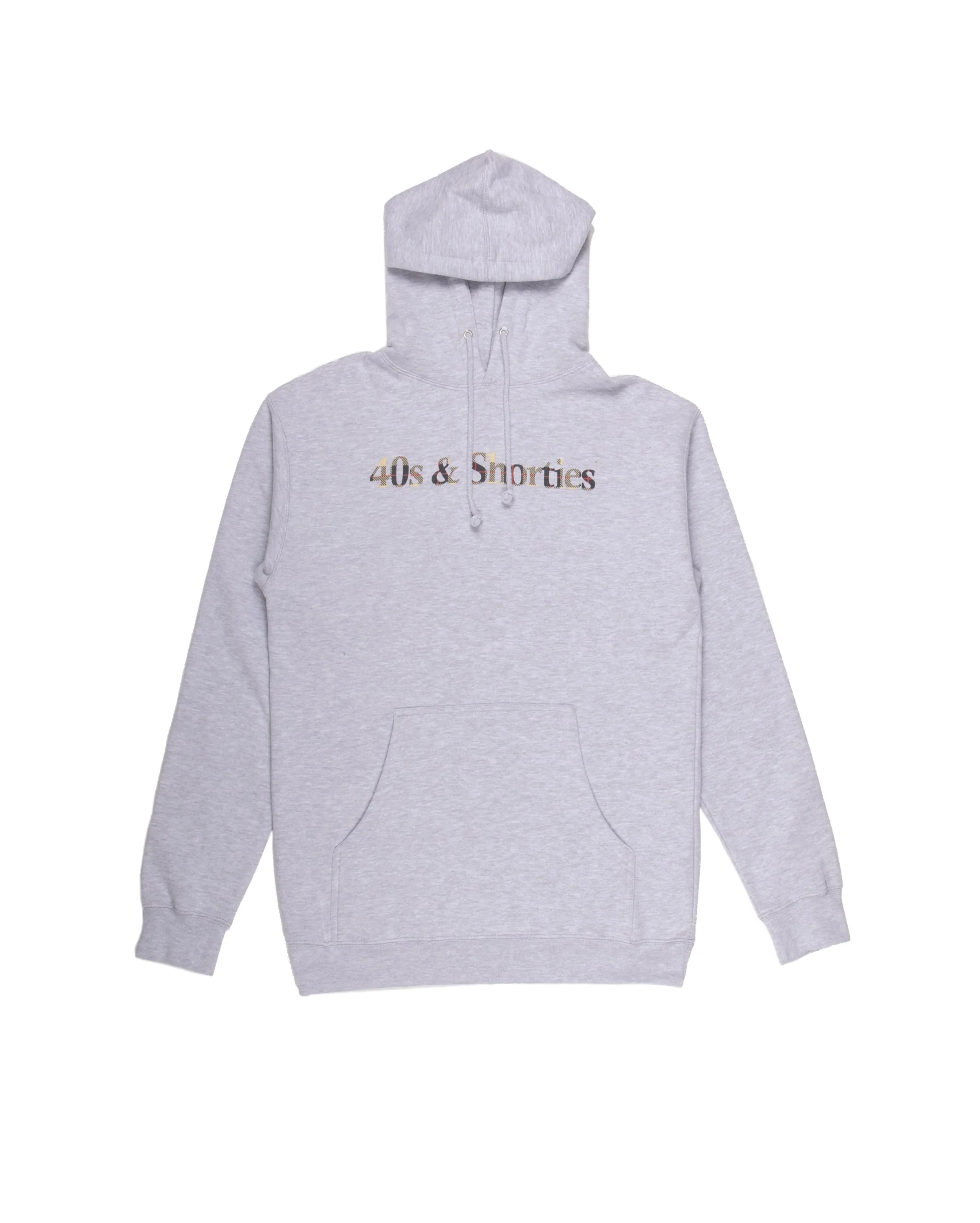Big Ben Text Logo Hoodie Heather Grey