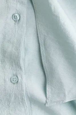 Chemise avec foulard - Turquoise ancien clair — photo 4