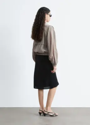 Veste sportive à cordon de serrage - Taupe — photo 5