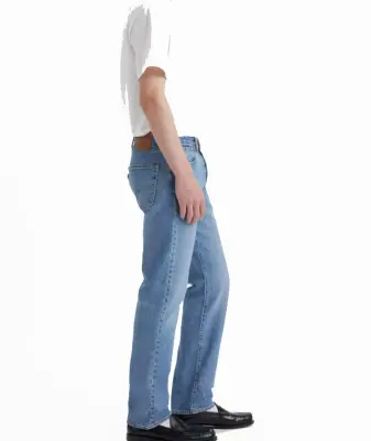 LEVIS 501 JEAN'S CHEMICALS GRANDE LONGUEUR Bleu ciel — photo 5