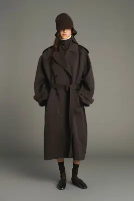 MANTEAU LAZARE ÉBÈNE — photo 3