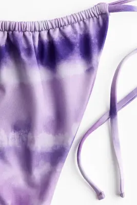 Cheeky Tie tanga bikini bottoms - Violet — photo 3