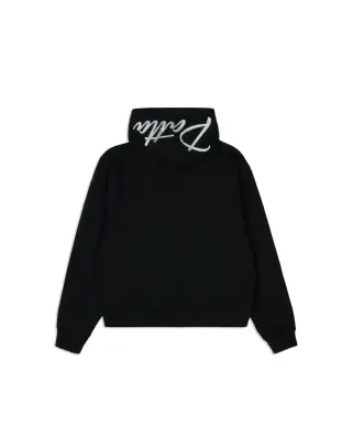 Embro Classic Zip Up Hooded Sweater Black — photo 3