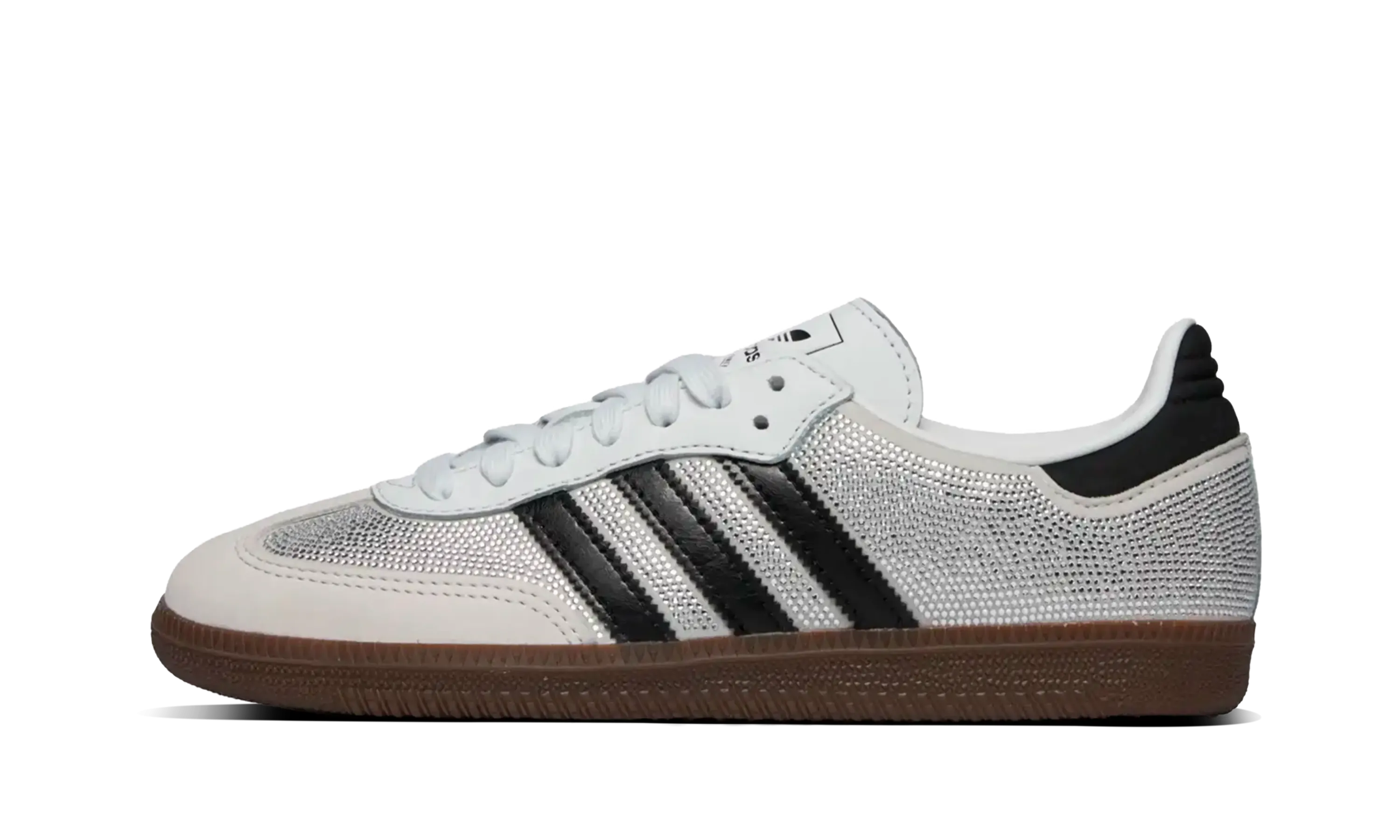 Adidas Mujer Samba OG Rhinestone Crystal White Silver