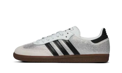 Adidas Mujer Samba OG Rhinestone Crystal White Silver — photo 1