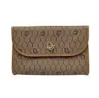 Pochette nid d'abeille marron