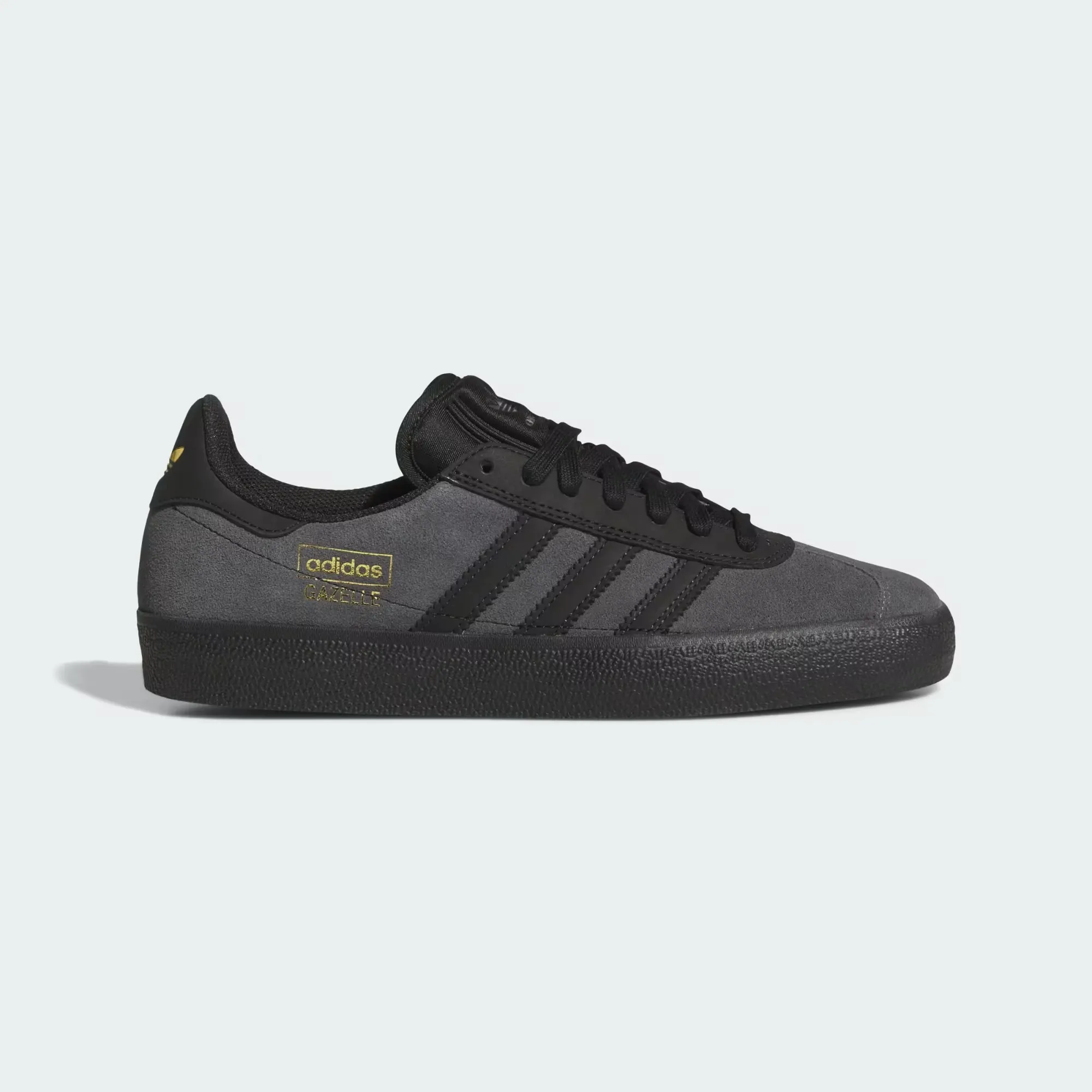 Chaussure adidas Gazelle adv- Grey Six/Core Black/Gold Metallic