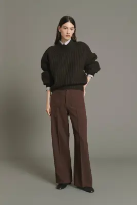 PULL FLAMAND CHOCOLAT — photo 2