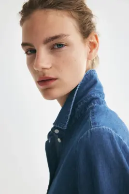 Denim shirt - Bleu denim — photo 3