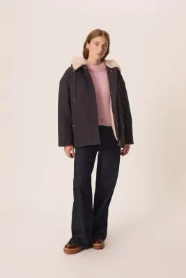 Manteau Ynessa Marine — photo 3