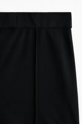 Pantalon bootcut avec plis devant - Noir — photo 3