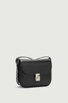 SAC BELLISSIMA MINI NOIR FERMOIR ARGENTÉ — photo 3