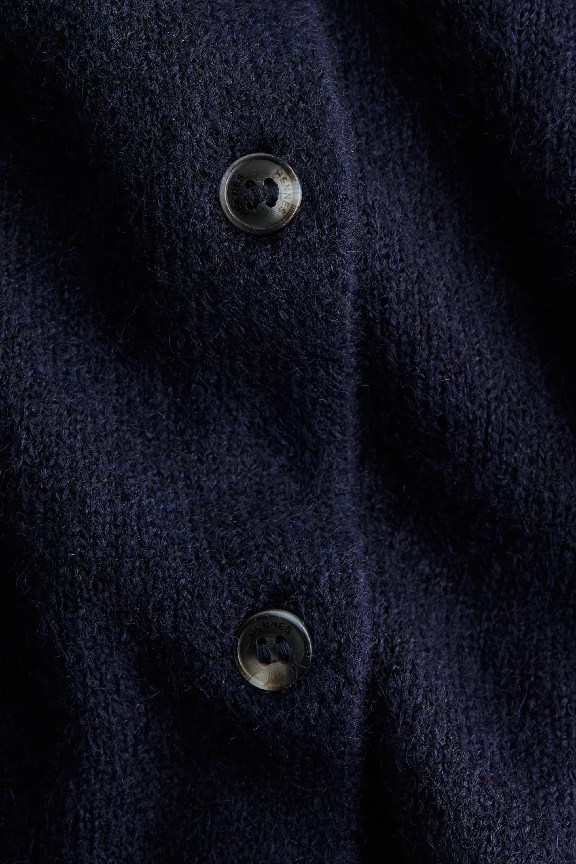 Gilet avec col - Bleu marine