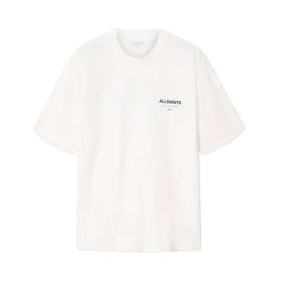 ALLSAINTS Underground Oversized Crew Neck T-Shirt Ashen White — photo 1