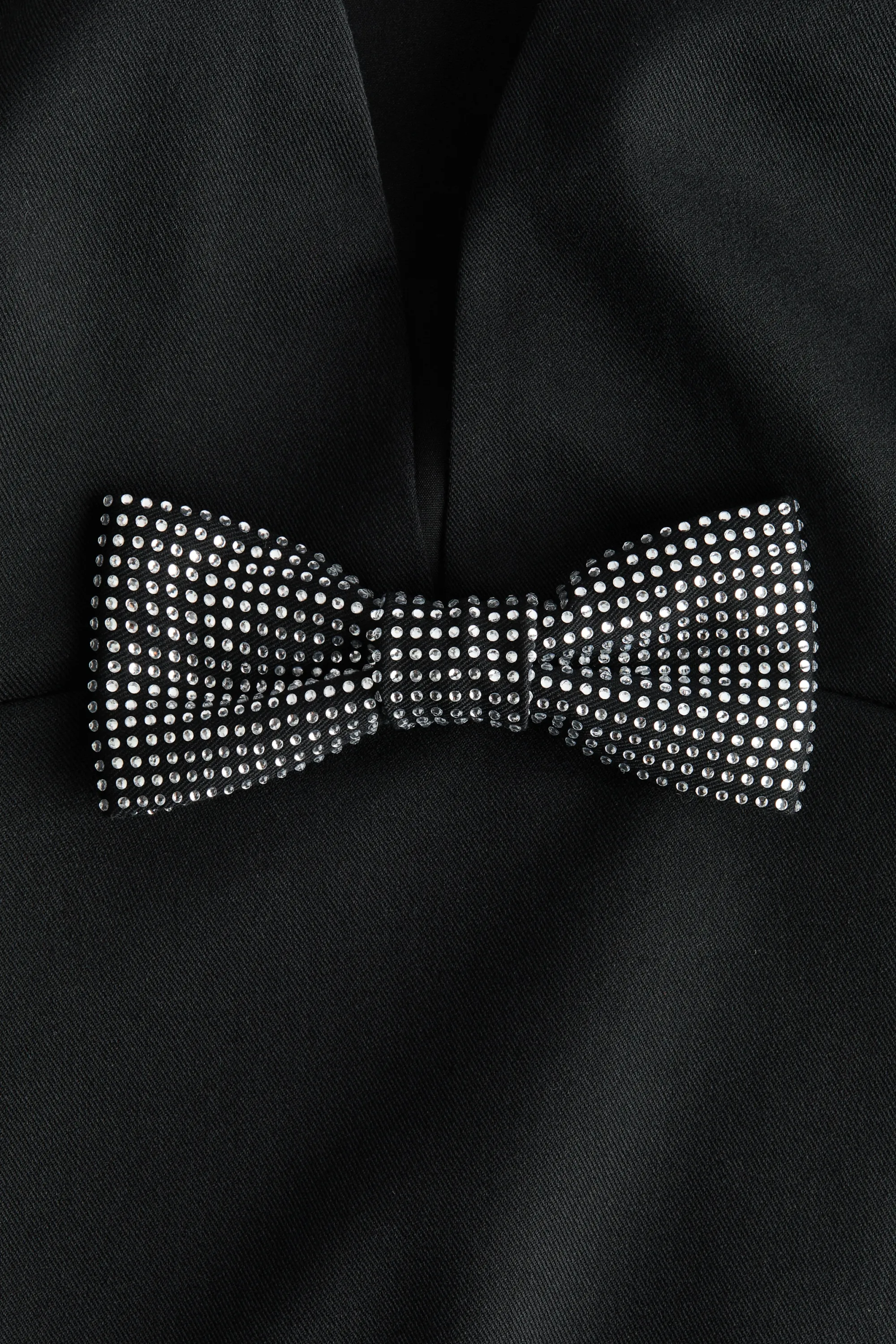 Robe avec nœud - Noir