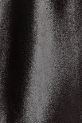 Jupe à étages en tissu enduit - Marron foncé — photo 3