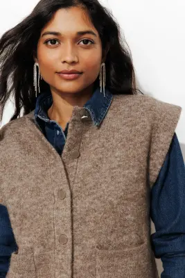 Cardigan sans manches Femme — photo 5