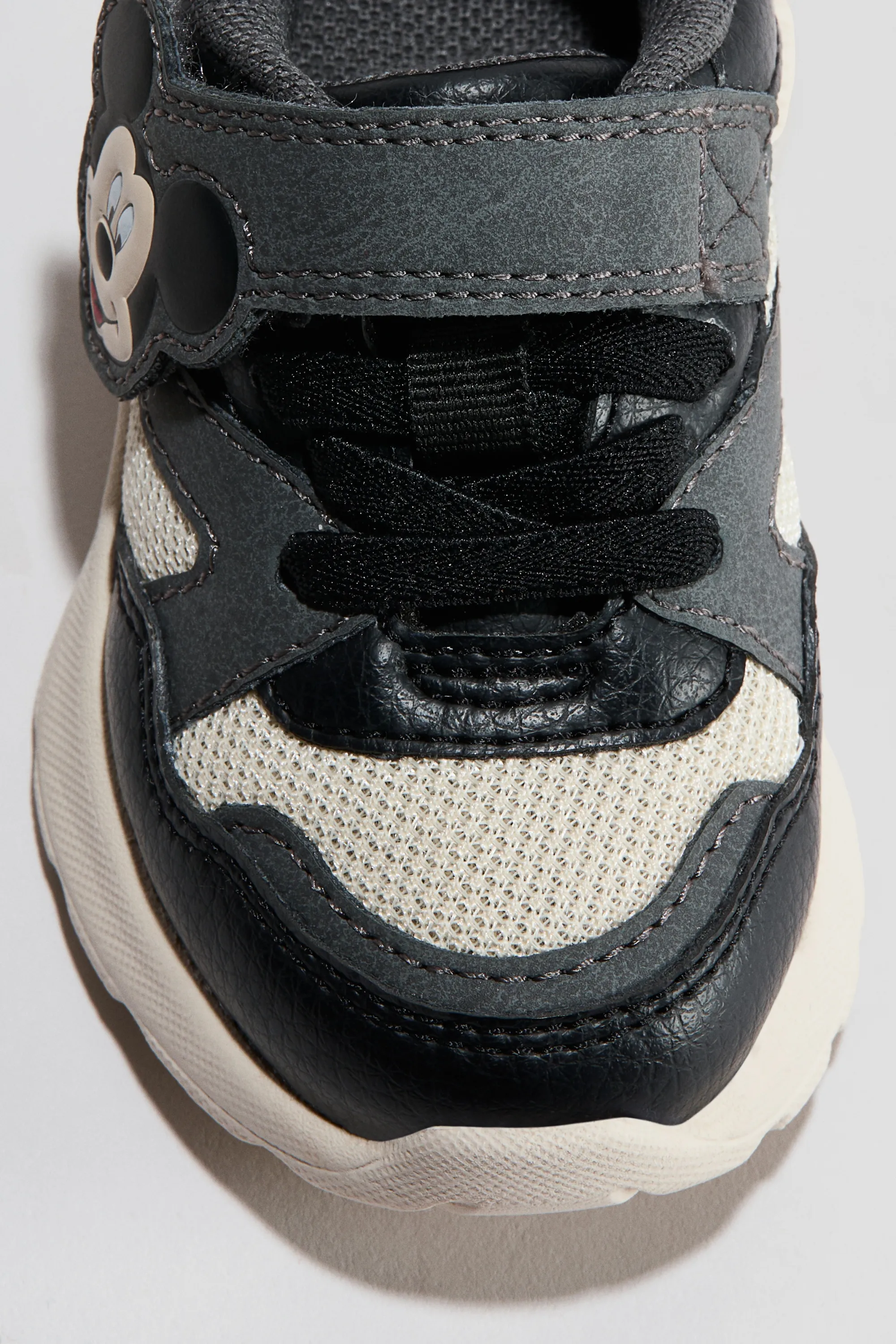 Sneakers color block - Vert kaki/Mickey