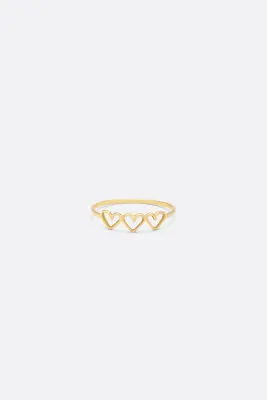 BAGUE HAYDA - Or jaune 18 carats — photo 1