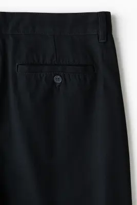Short chino Relaxed Fit - Noir — photo 4