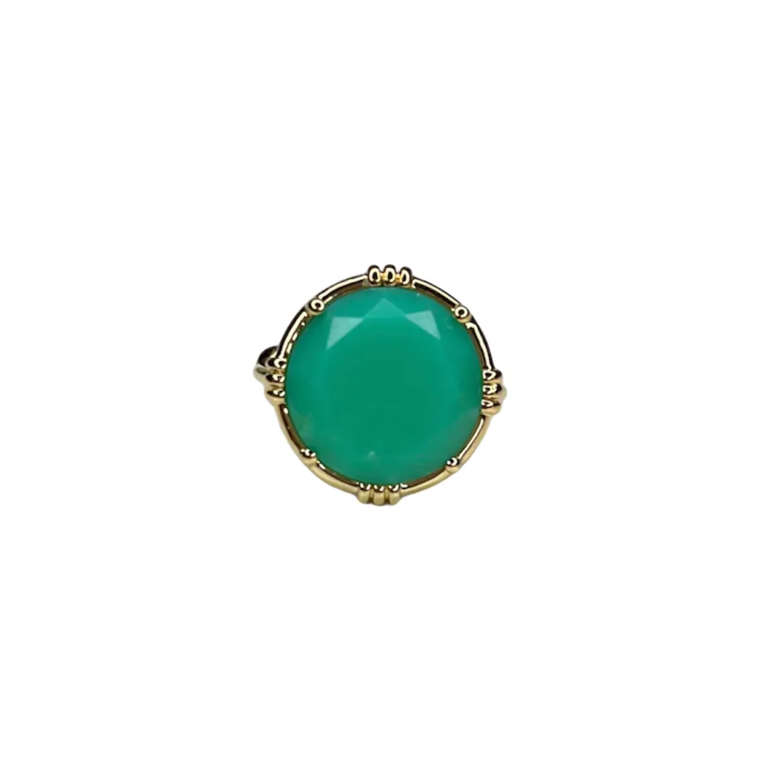 Bague ronde Chrysoprase - Au Fil de LO