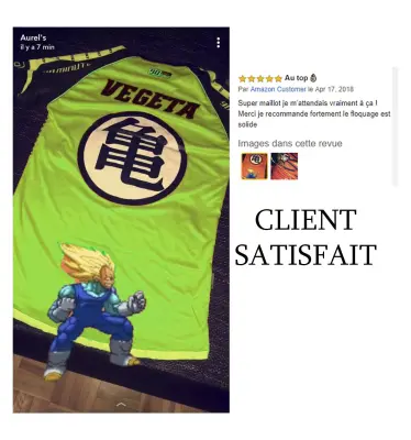Maillot Football Thailande Vegeta jaune — photo 4