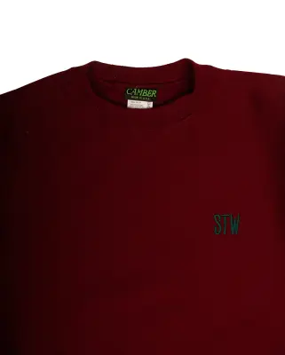 X Starcow Crewneck Burgundy — photo 2